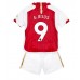 Günstige Arsenal Gabriel Jesus #9 Babykleidung Heim Fussballtrikot Kinder 2023-24 Kurzarm (+ kurze hosen)